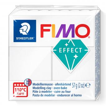 Pasta Fimo efect. white translucen Cod 8020-014