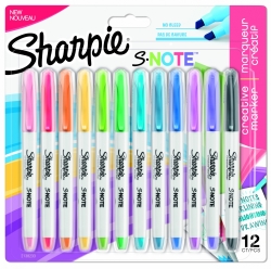  Sharpie S-Note Set 12 Markere Coloring