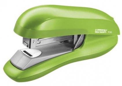 Capsator plastic Rapid F30, 30 coli, cutie, capsare plata, verde deschis
