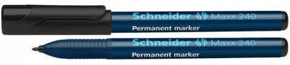 Permanent marker SCHNEIDER Maxx 240, varf rotund 1-2mm - negru