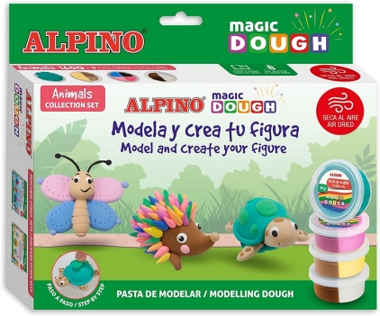 Set plastilina magica ALPINO Magic Dough - Animals