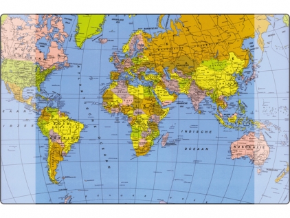 Mapa birou 38 x 58 cm, KANGARO - harta lumii