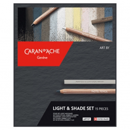 Set 15 Piese Carandache Art by Caran d'Ache Light & Shade