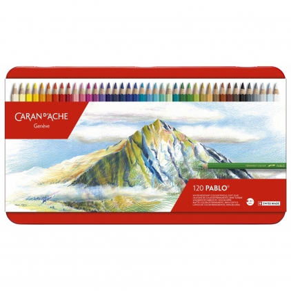 Set 120 Creioane Colorate Carandache Pablo Pencil