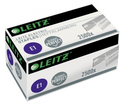 Capse LEITZ e1 pentru capsare pana la 10 coli, 2500 buc/cutie