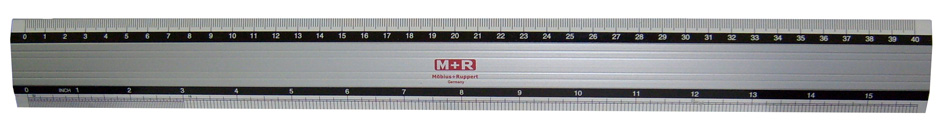 Rigla 40cm Metalica M+r