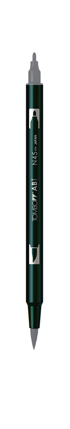 cool grey 10  Tombow ABT Dual Brush Pen ABT