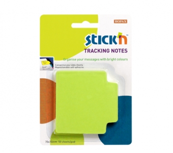 Tracking notes 70 x70 mm, 50 file/set, Stick
