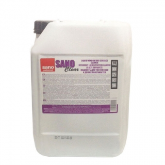 Detergent pentru geamuri,10L - SANO CLEAR