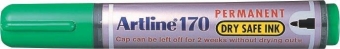Permanent marker ARTLINE 170 - Dry safe ink, corp plastic, varf rotund 2.0mm - verde