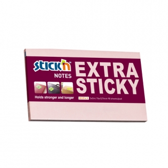 Notes autoadeziv extra-sticky 76 x 127mm, 90 file, Stick