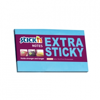 Notes autoadeziv extra-sticky 76 x 127mm, 90 file, Stick
