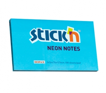 Notes autoadeziv 76 x 127 mm, 100 file, Stick